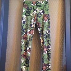 LuLaRoe Monster Leggings One Size
